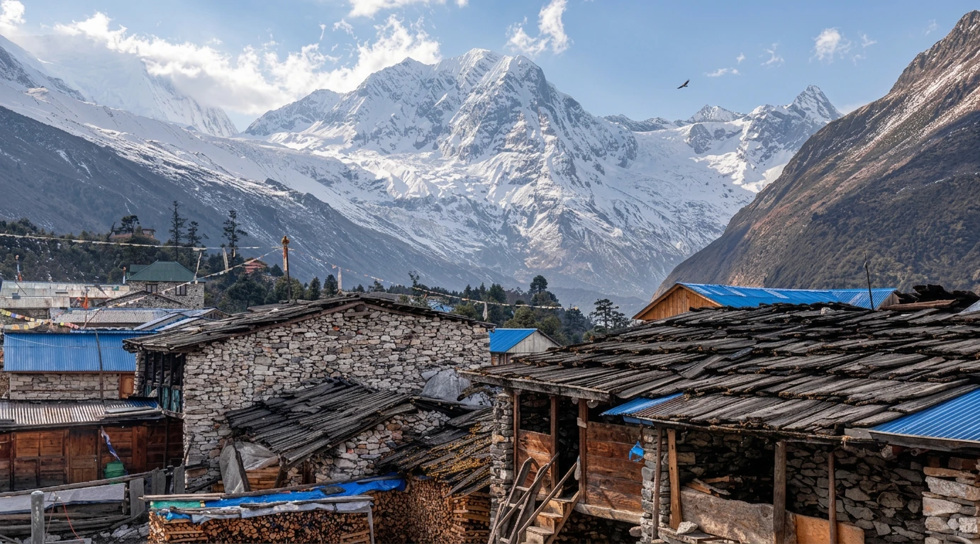 Villages and Landmarks on the Manaslu Circuit